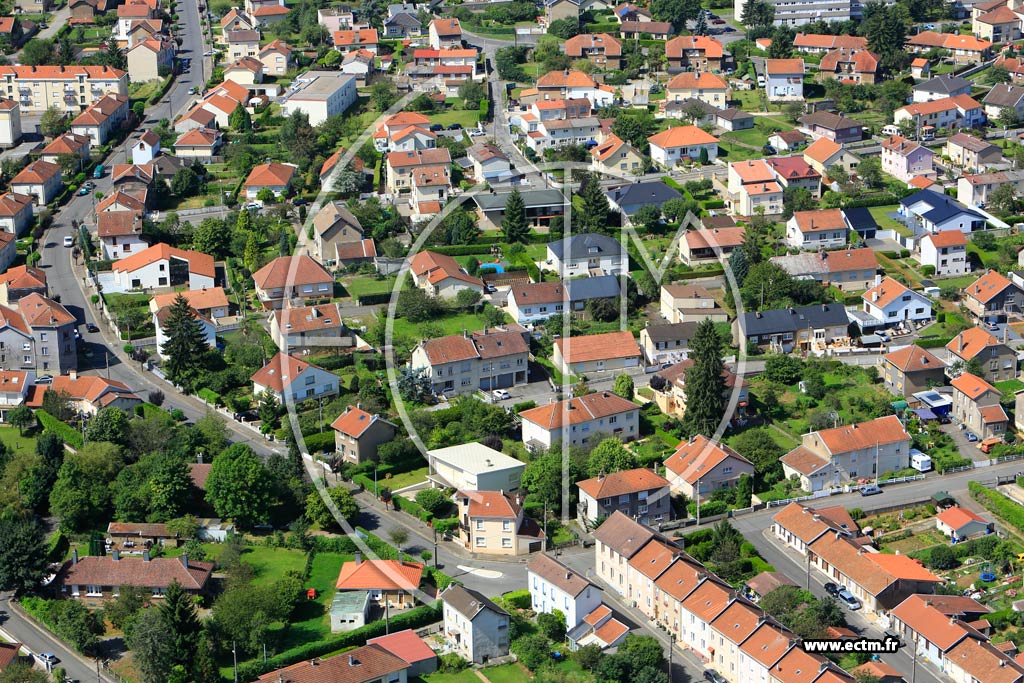 Photo arienne de Longwy (Tivoli)