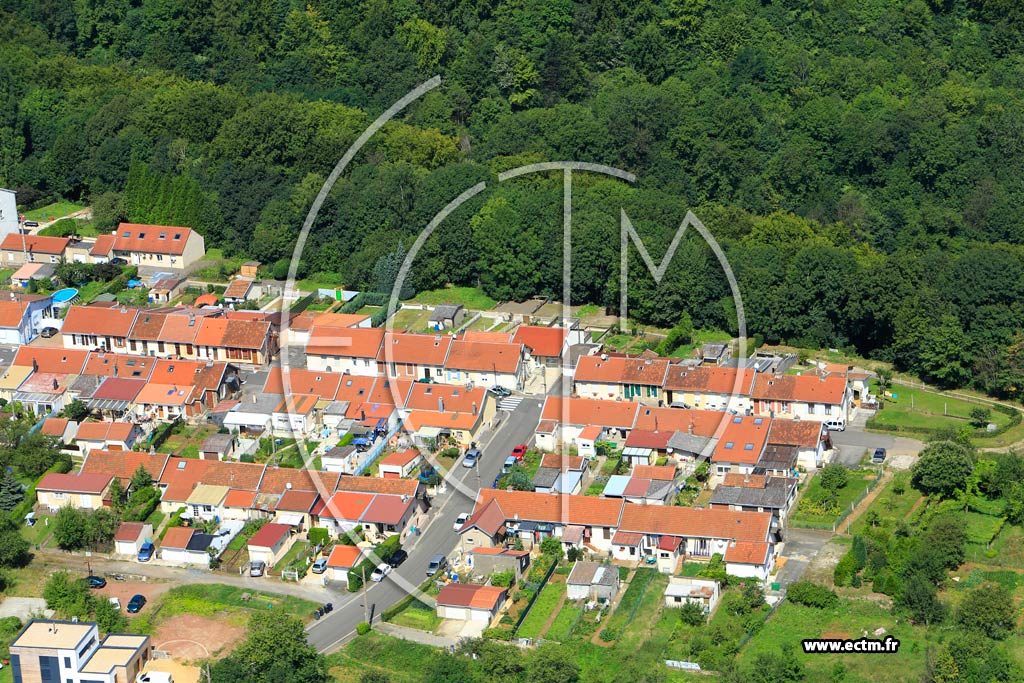 Photo arienne de Longwy (Tivoli)