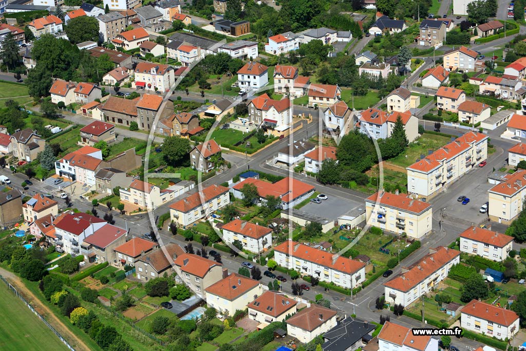 Photo arienne de Longwy (Tivoli)