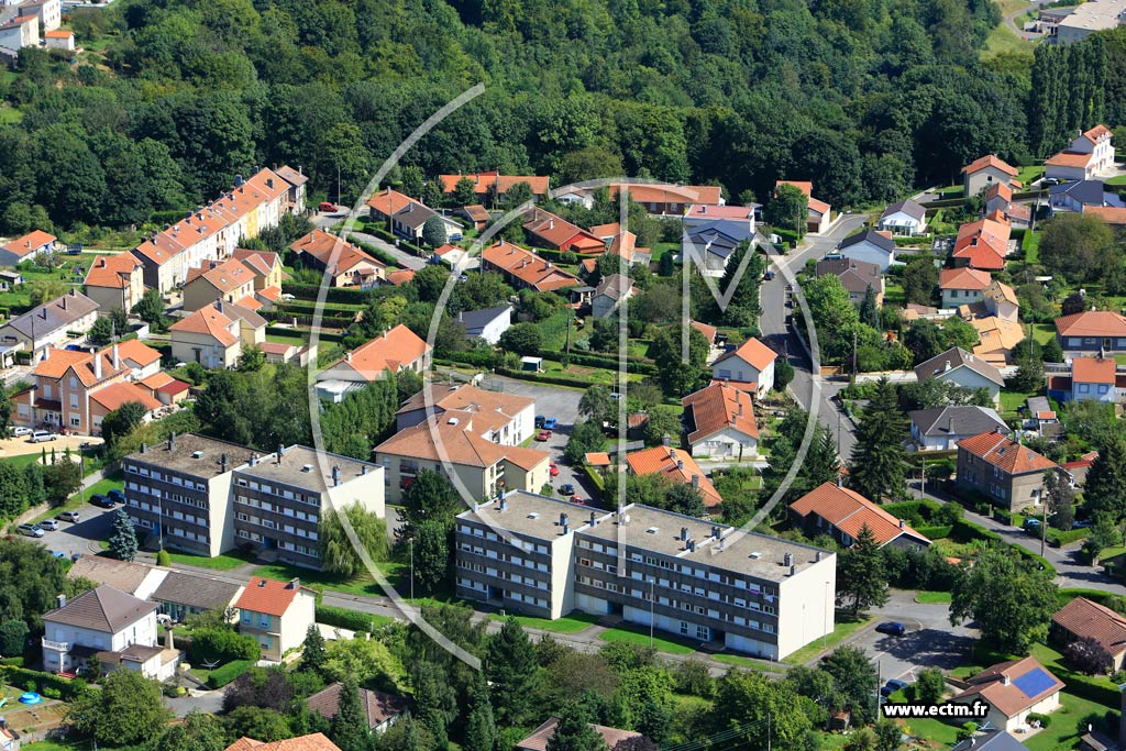 Photo arienne de Longwy (Tivoli)