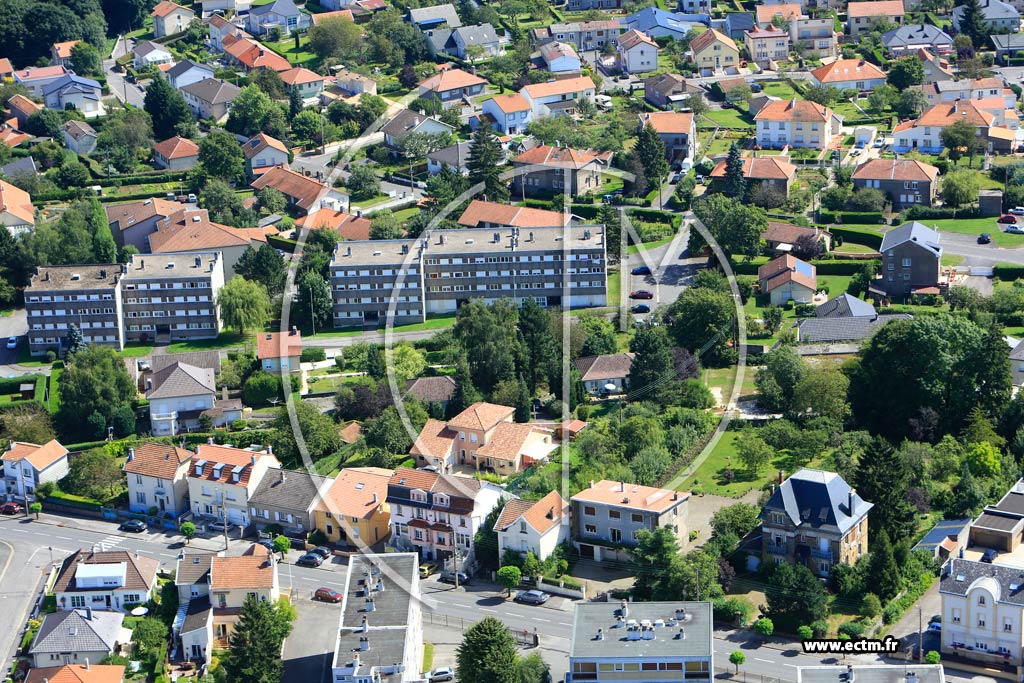 Photo arienne de Longwy (Tivoli)