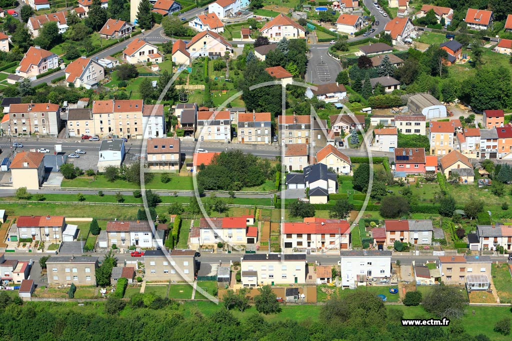Photo arienne de Mont-Saint-Martin (Bellevue)