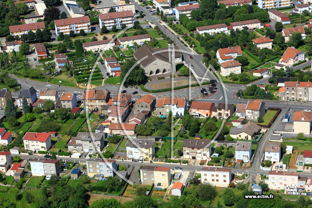 Photo arienne de Mont-Saint-Martin (Bellevue)