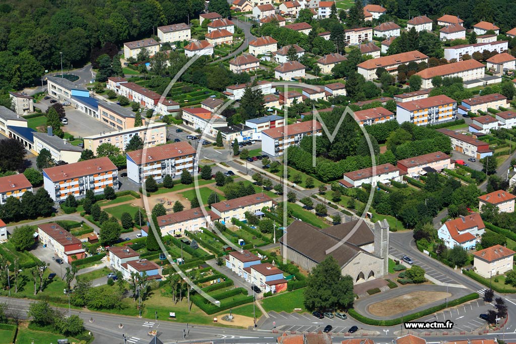 Photo arienne de Mont-Saint-Martin (Le Plateau)