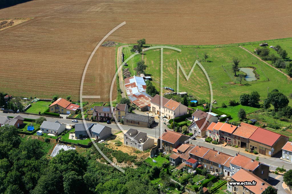 Photo arienne de Montigny-sur-Chiers