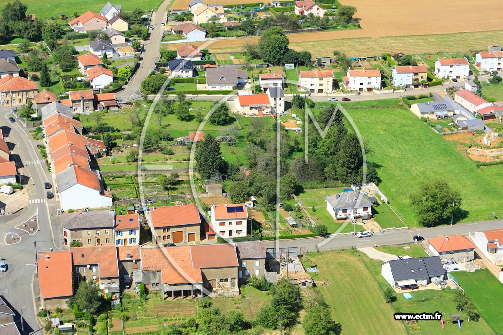 Photo arienne de Montigny-sur-Chiers