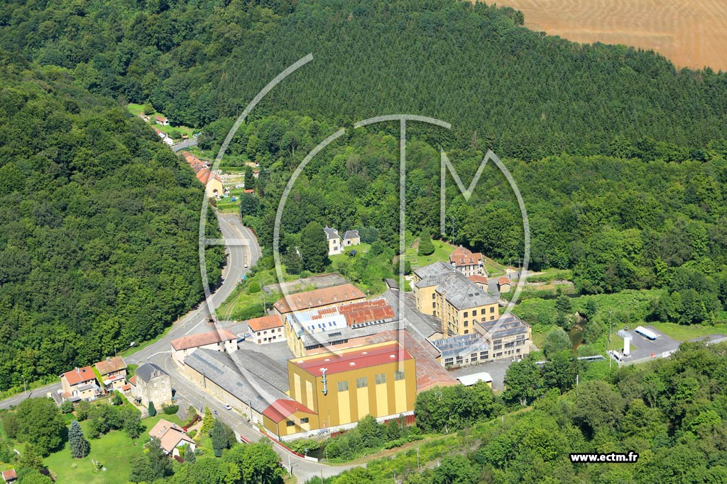 Photo arienne de Montigny-sur-Chiers (La Roche)