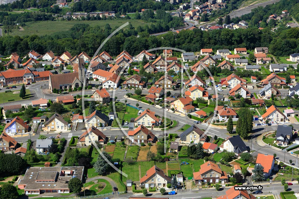 Photo arienne de Rhon (Cit d'Heumont)