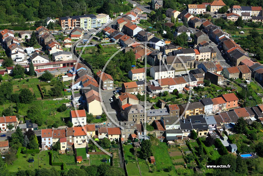 Photo arienne de Russange