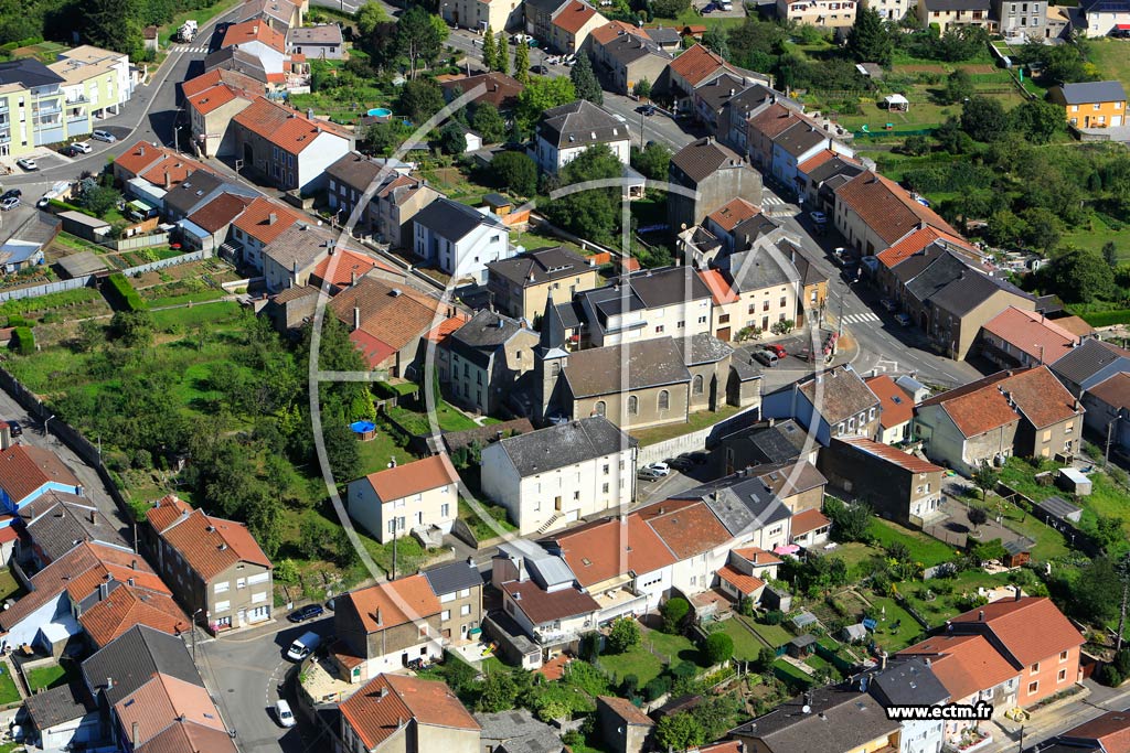 Photo arienne de Russange