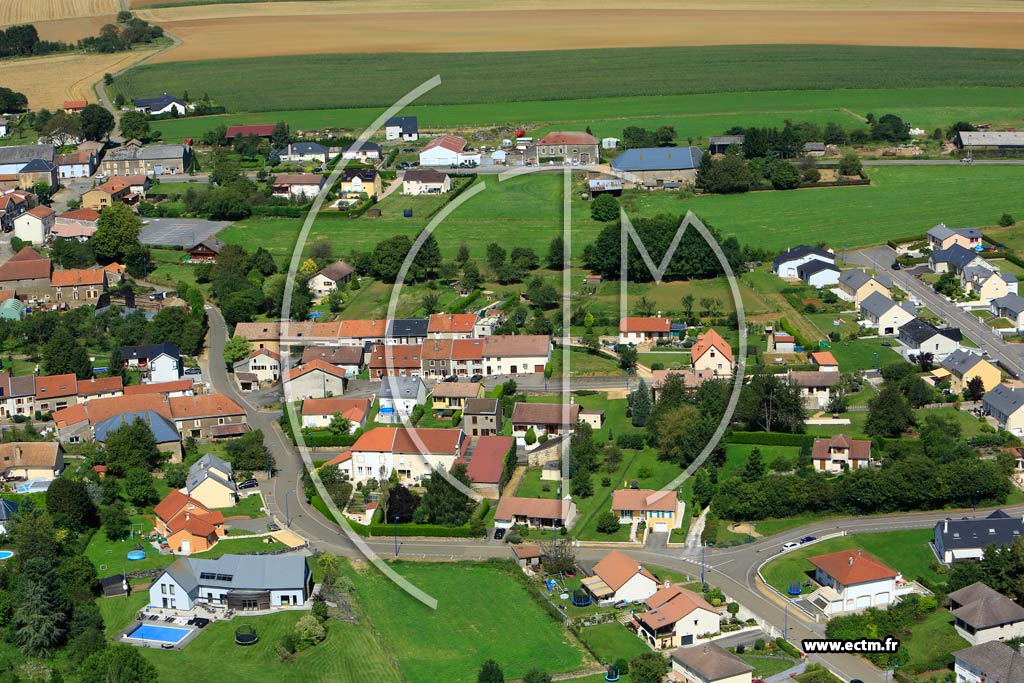 Photo arienne de Villers-la-Chvre