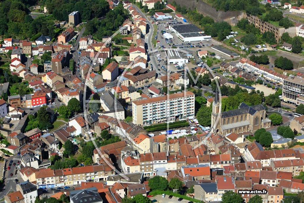 Photo arienne de Villerupt