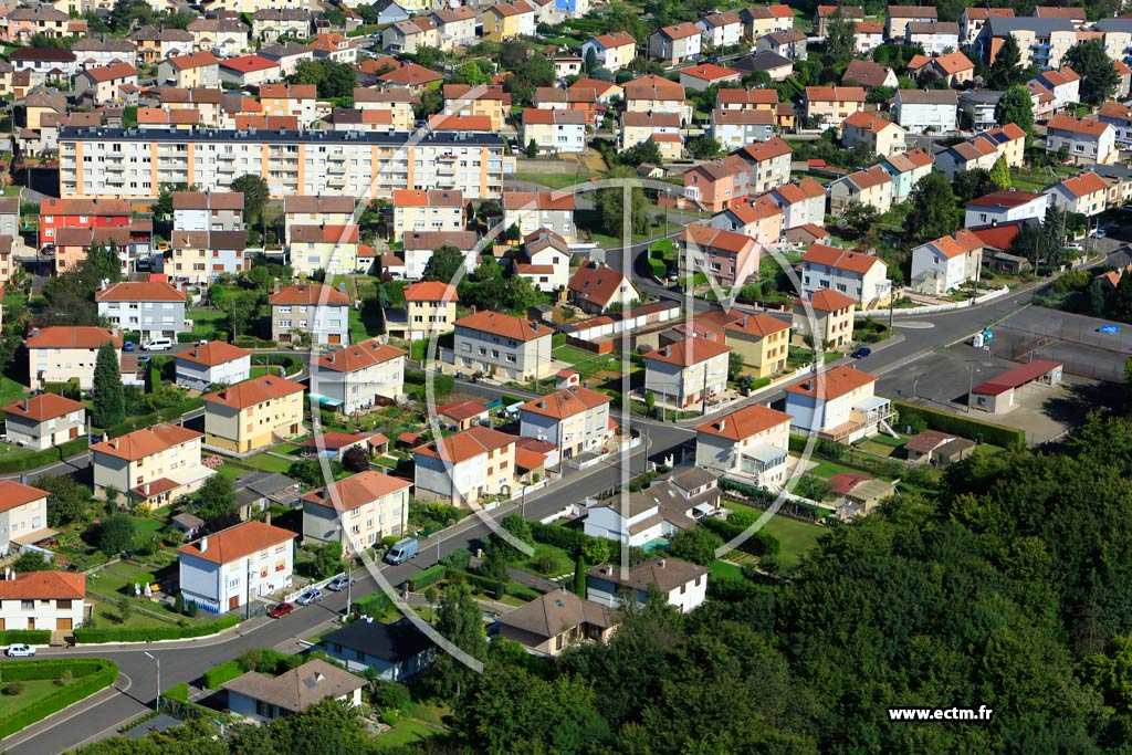 Photo arienne de Villerupt (Cantebonne)