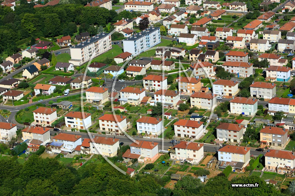 Photo arienne de Villerupt (Cantebonne)