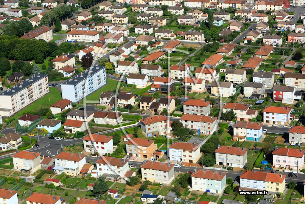 Photo arienne de Villerupt (Cantebonne)