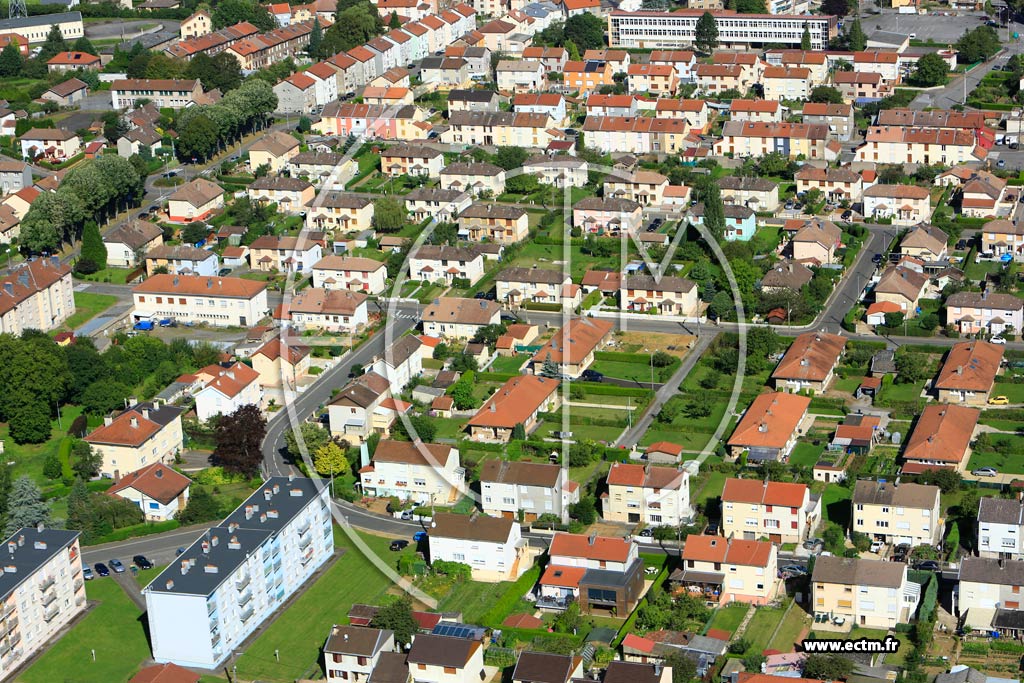 Photo arienne de Villerupt (Cantebonne)