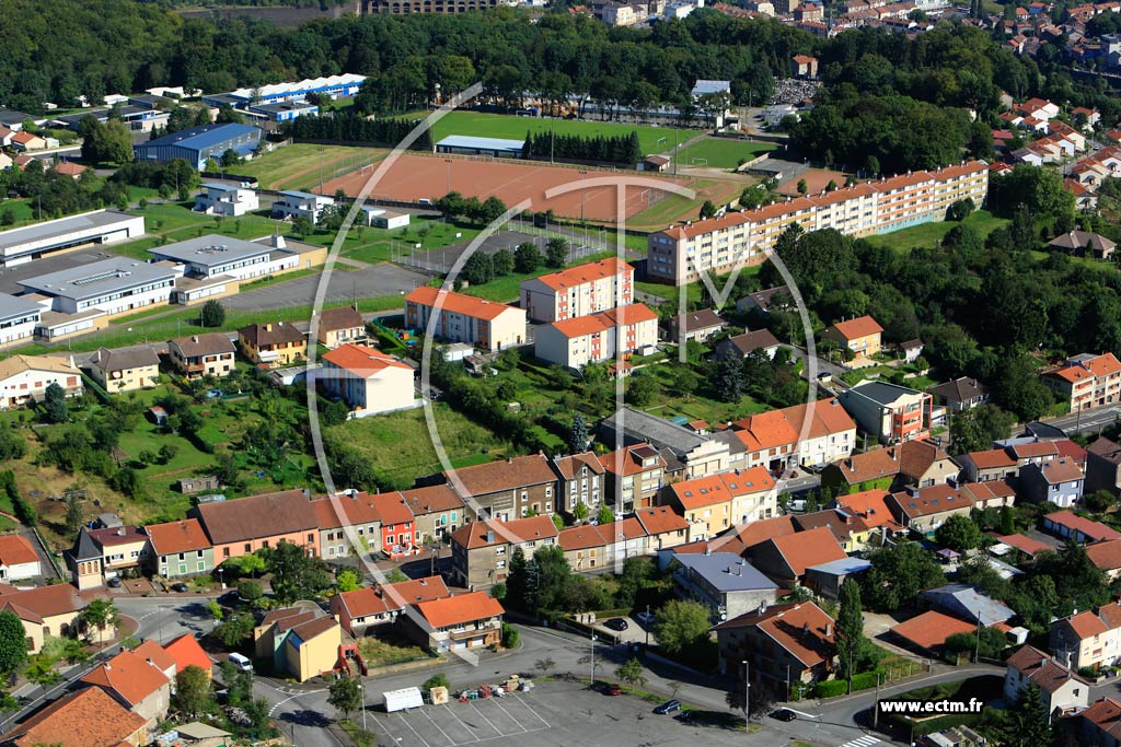 Photo arienne de Villerupt (Cantebonne)