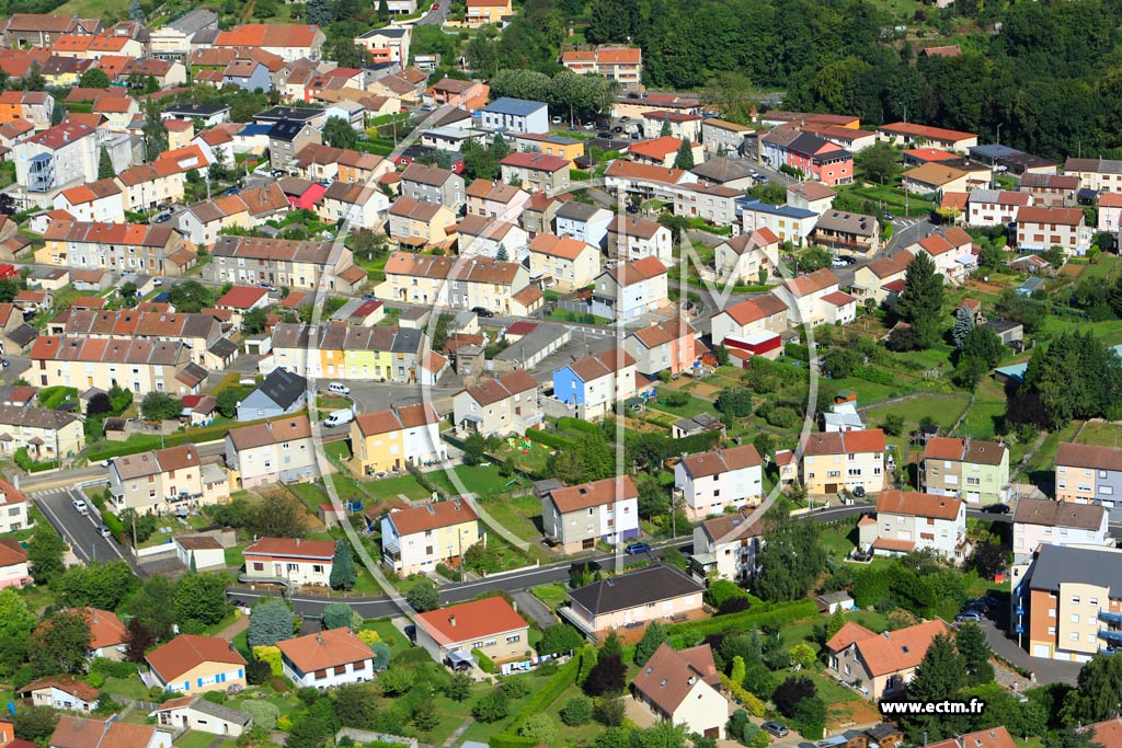 Photo arienne de Villerupt (Cantebonne)