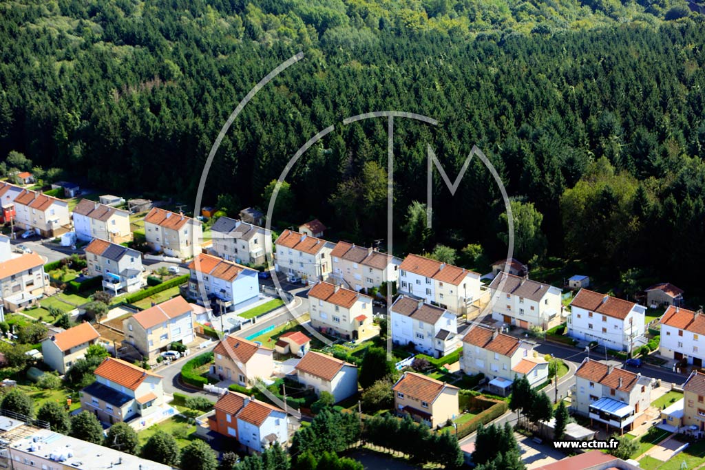 Photo arienne de Villerupt (Cits de Butte)