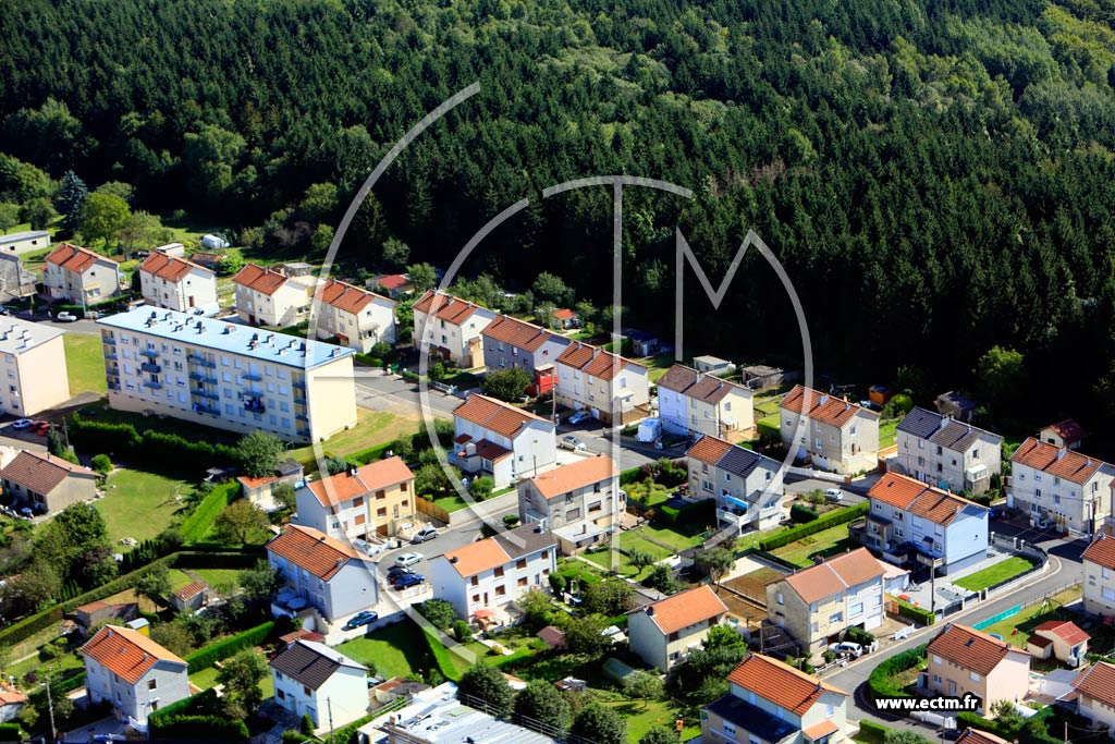 Photo arienne de Villerupt (Cits de Butte)