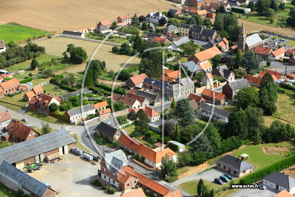 Photo arienne de Aubencheul-aux-Bois