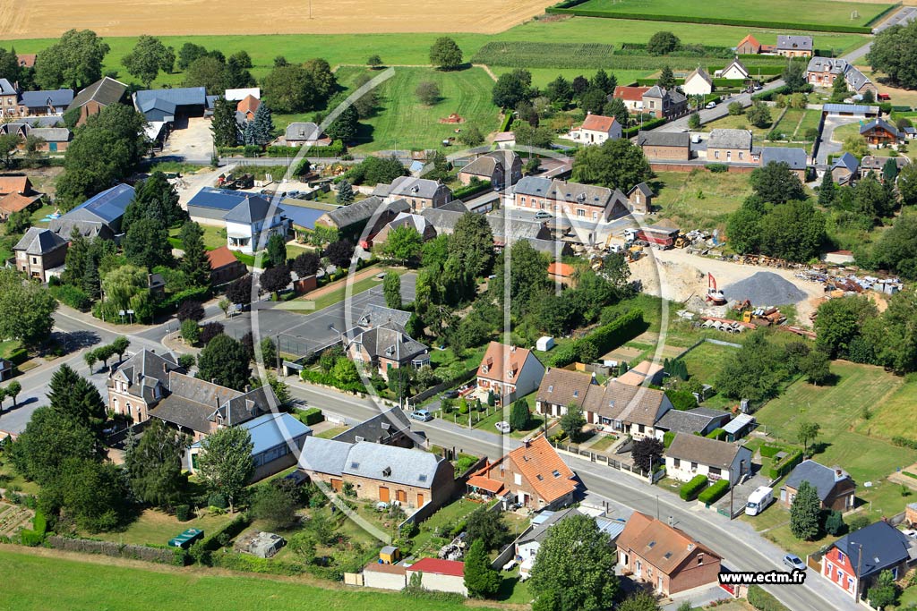 Photo arienne de Beauvois-en-Vermandois