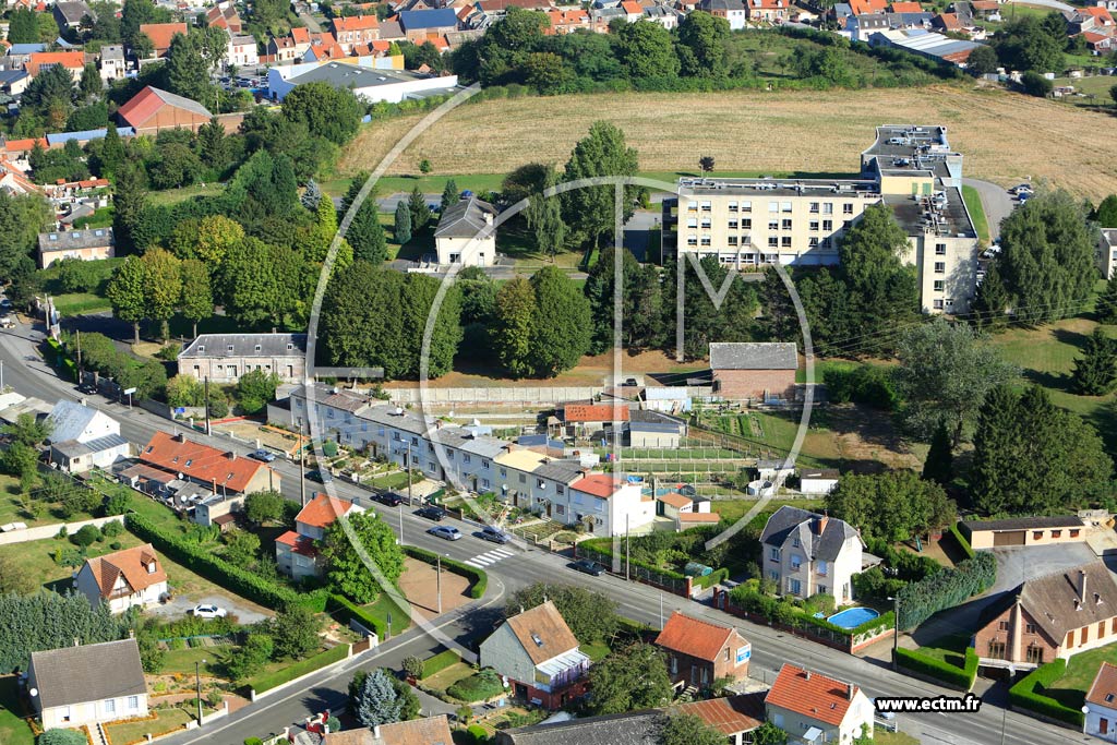 Photo arienne de Bohain-en-Vermandois