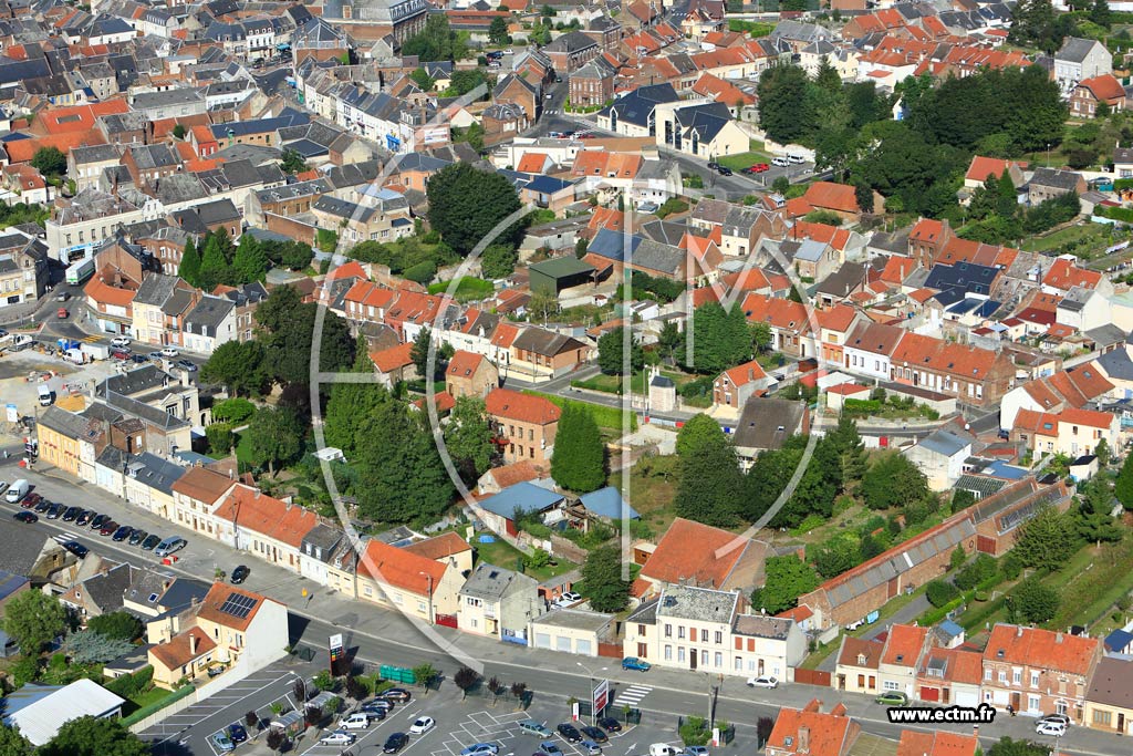 Photo arienne de Bohain-en-Vermandois