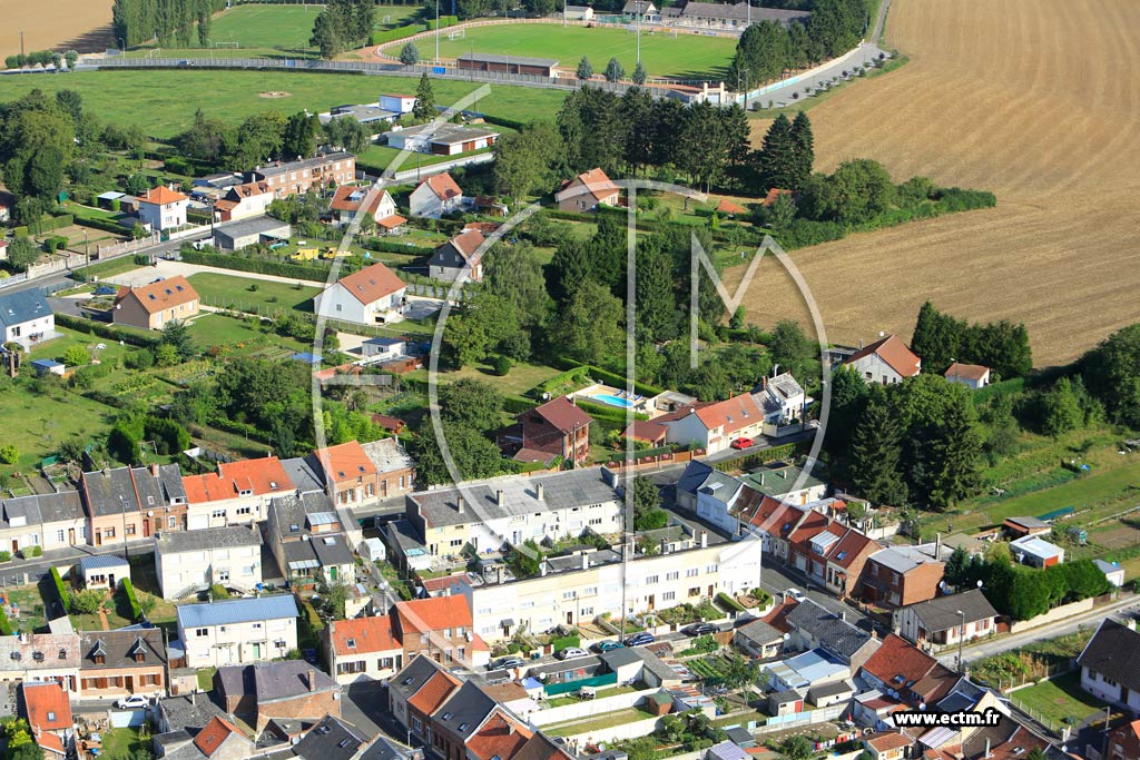 Photo arienne de Bohain-en-Vermandois