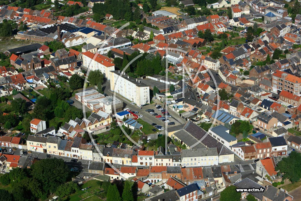 Photo arienne de Bohain-en-Vermandois