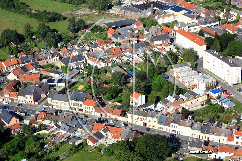 Photo arienne de Bohain-en-Vermandois