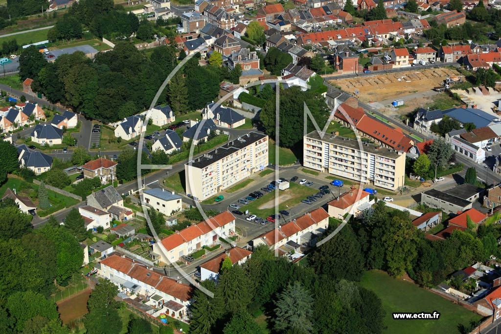 Photo arienne de Bohain-en-Vermandois