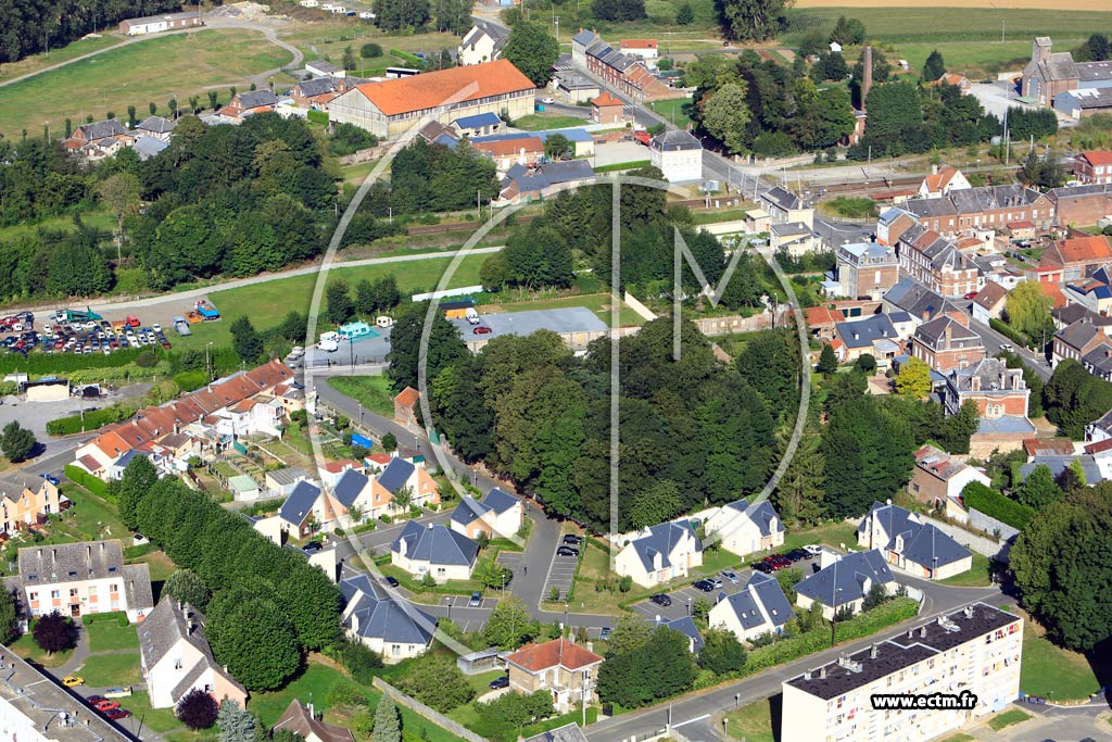 Photo arienne de Bohain-en-Vermandois