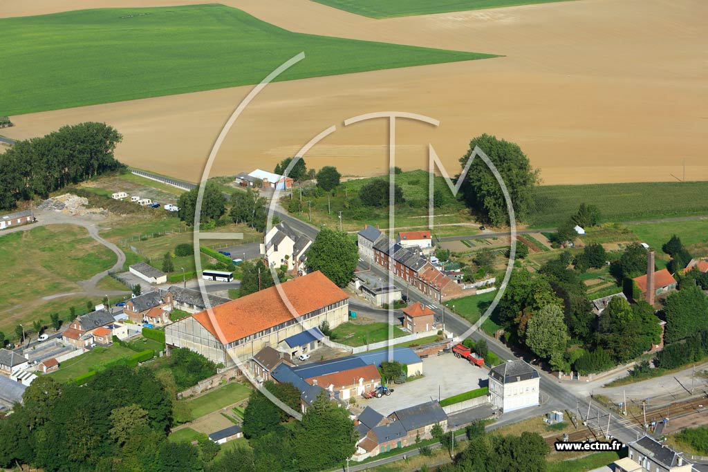 Photo arienne de Bohain-en-Vermandois
