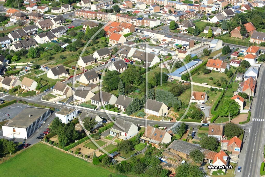 Photo arienne de Bohain-en-Vermandois