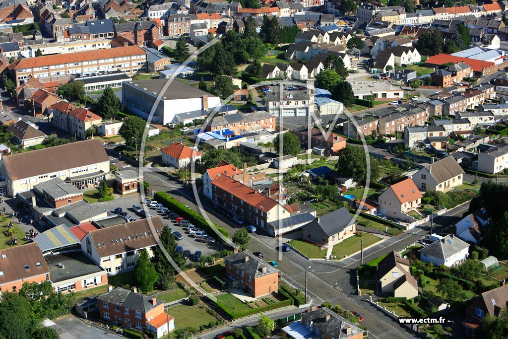Photo arienne de Bohain-en-Vermandois
