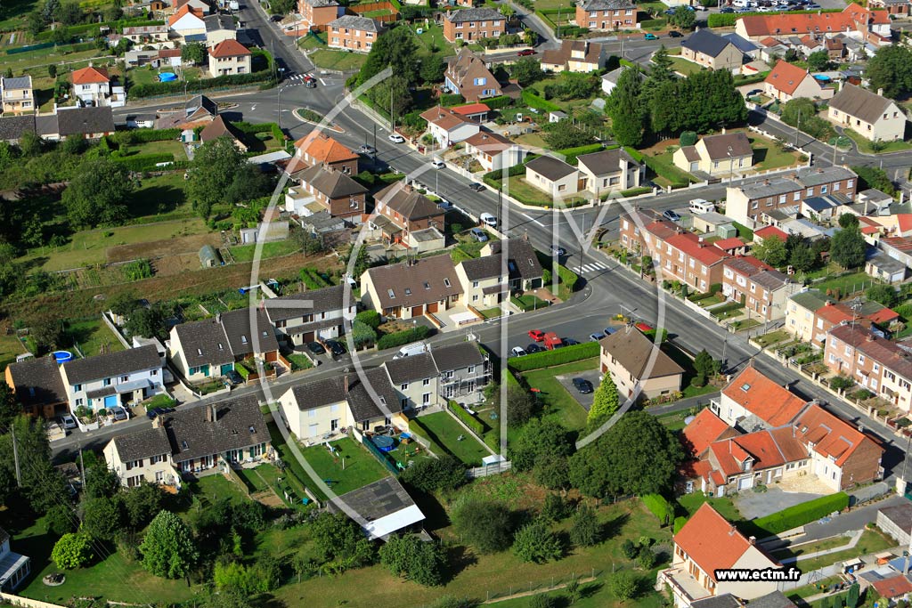 Photo arienne de Bohain-en-Vermandois