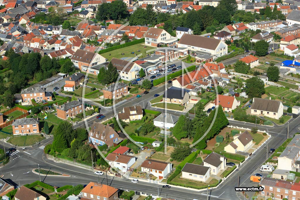 Photo arienne de Bohain-en-Vermandois