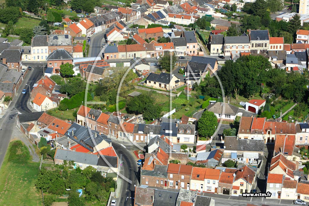 Photo arienne de Bohain-en-Vermandois