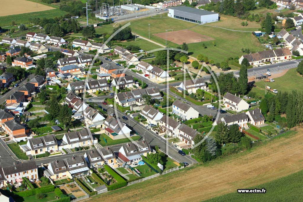 Photo arienne de Bohain-en-Vermandois
