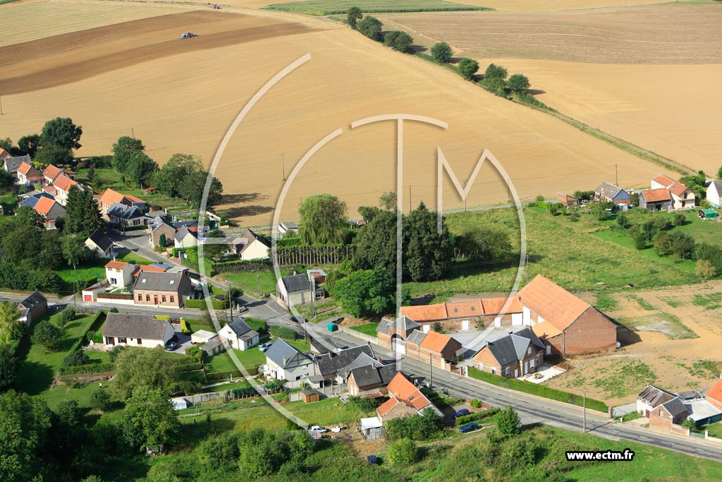 Photo arienne de Brancourt-le-Grand