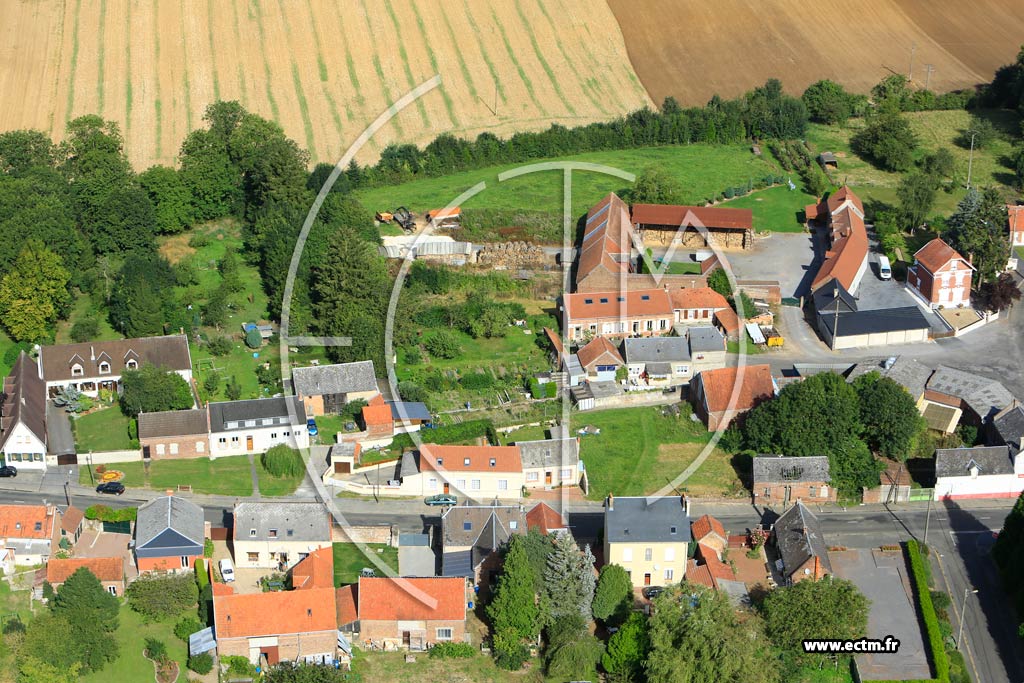 Photo arienne de Brancourt-le-Grand