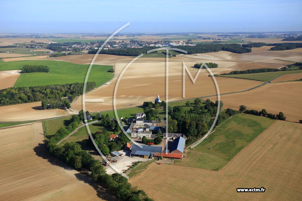 Photo arienne de taves-et-Bocquiaux (Hameau de Beautroux)