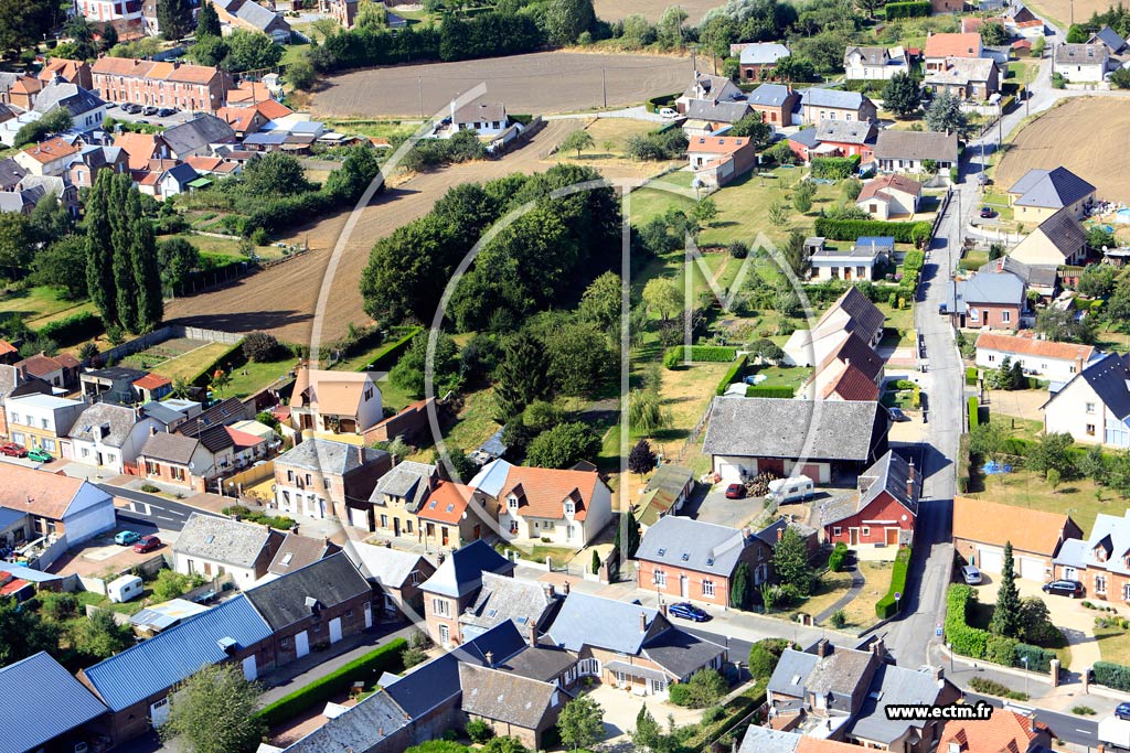 Photo arienne de Flavy-le-Martel