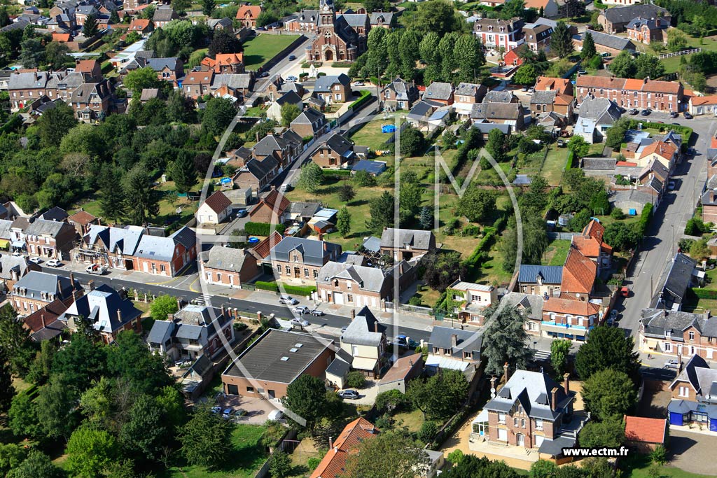 Photo arienne de Flavy-le-Martel