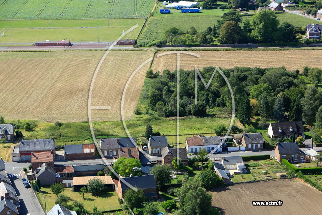 Photo arienne de Flavy-le-Martel
