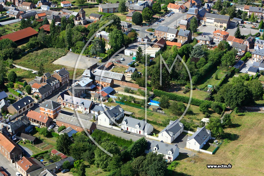 Photo arienne de Flavy-le-Martel