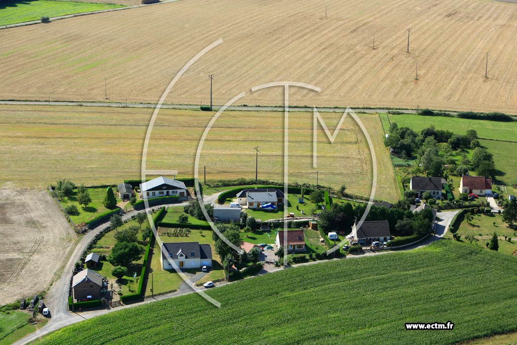 Photo arienne de Flavy-le-Martel