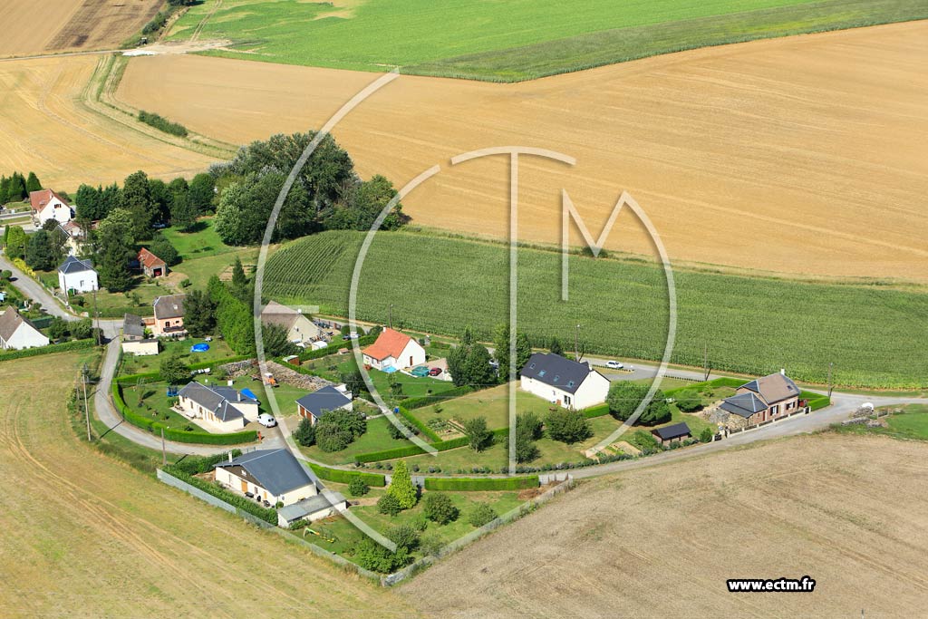 Photo arienne de Flavy-le-Martel