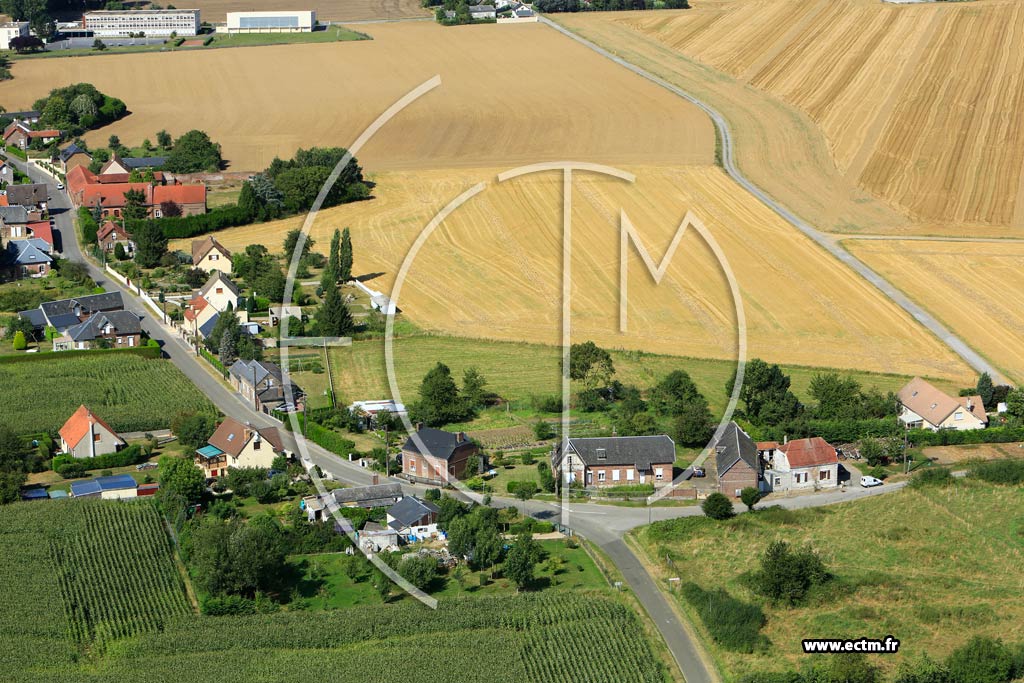 Photo arienne de Flavy-le-Martel
